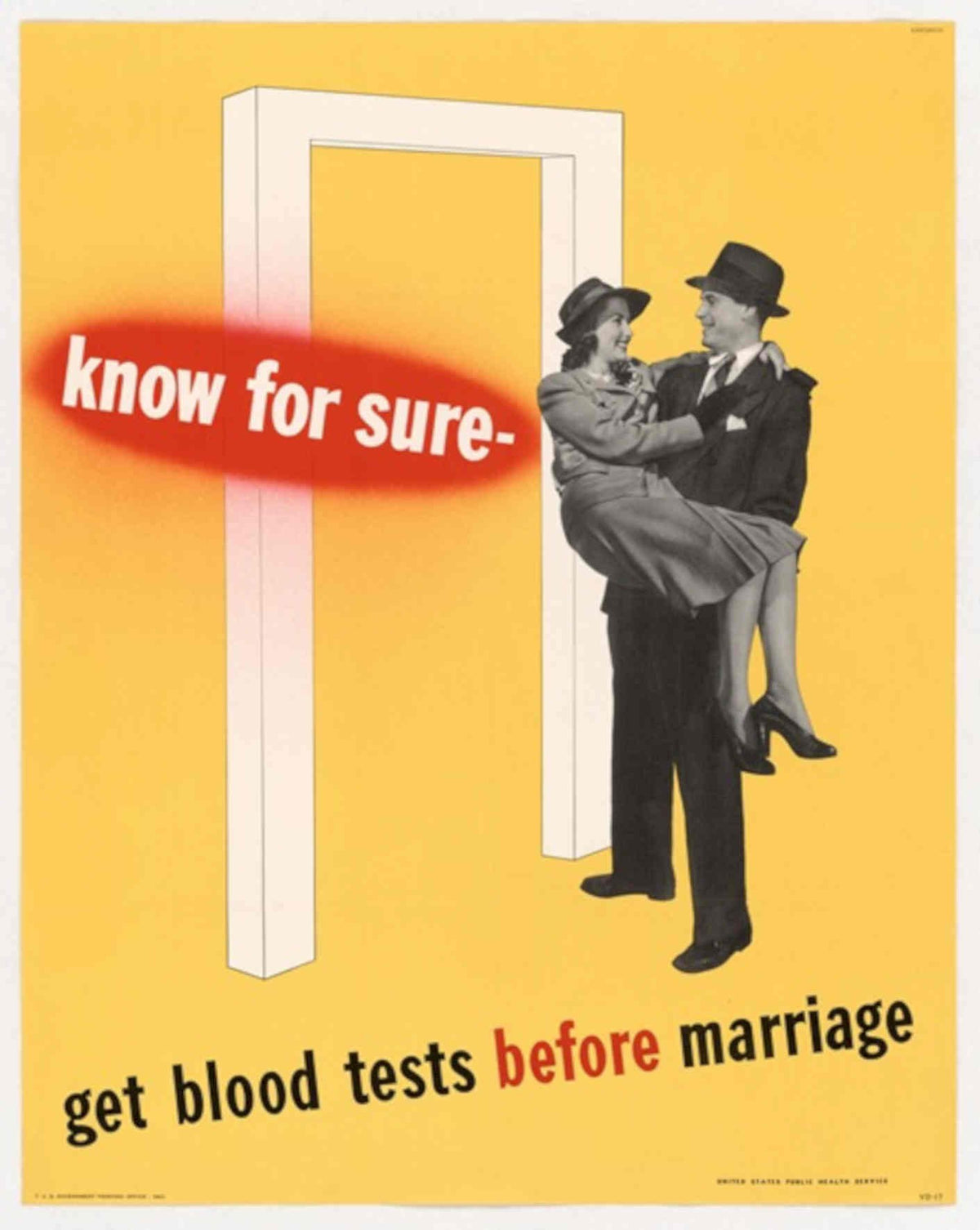 Public Health Tests American World War II Advert Poster