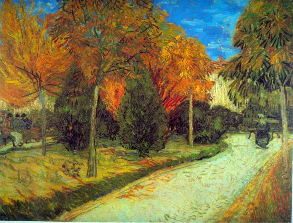 Public Park Van Gogh A4 Photo Print
