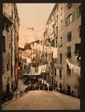 Public lavatory of St Brigida Genoa Vintage A4 Photo Print