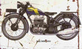Puch 500N 1933 Aged Vintage A4 Photo Print