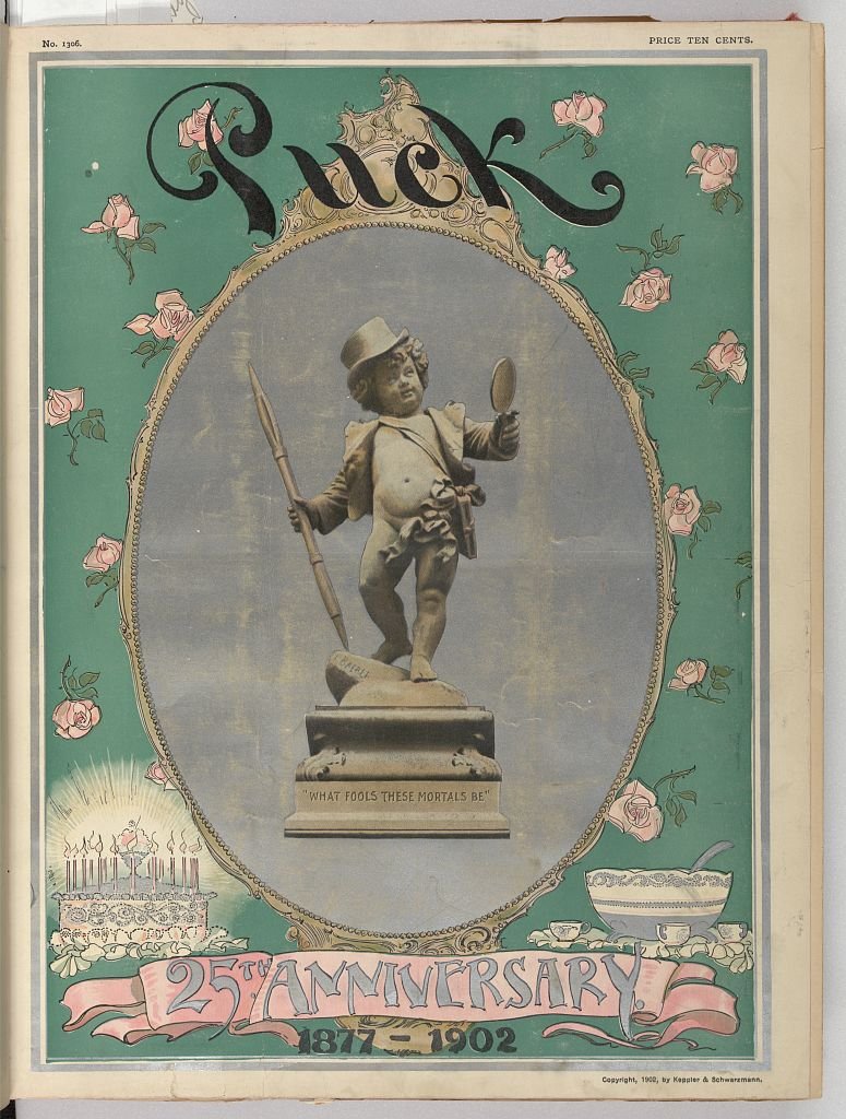 Puck 25th anniversary 1877 1902 PUCK A4 Photo Print