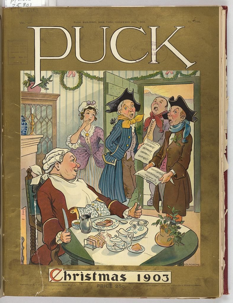Puck Christmas 1903 PUCK A4 Photo Print