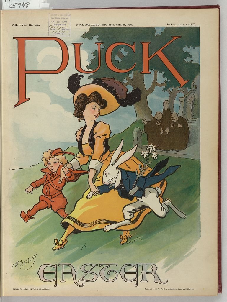 Puck Easter 1905 PUCK A4 Photo Print