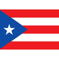 Puertorico Flag N1825 A4 Photo Print