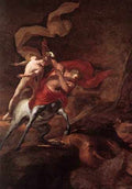 Puget The Education Of Achilles By Chiron A4 Photo Print