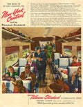 Pullman Standard Coaches 1940s Vintage Retro Advert Poster