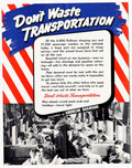 Pullman Women Railroad American World War II Advert Poster