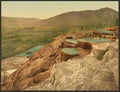 Pulpit Terraces Yellowstone National Park Vintage A4 Photo Print