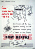 Punch 1948 Oxo Ltd Fray Bentos Soups Vintage Advert A4 Photo Print