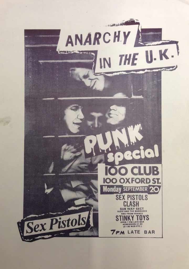 Punk Poster USA Flyer 3chzk2up7 A4 Photo Print