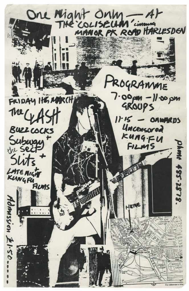 Punk Poster USA Flyer 88w33oir7 A4 Photo Print