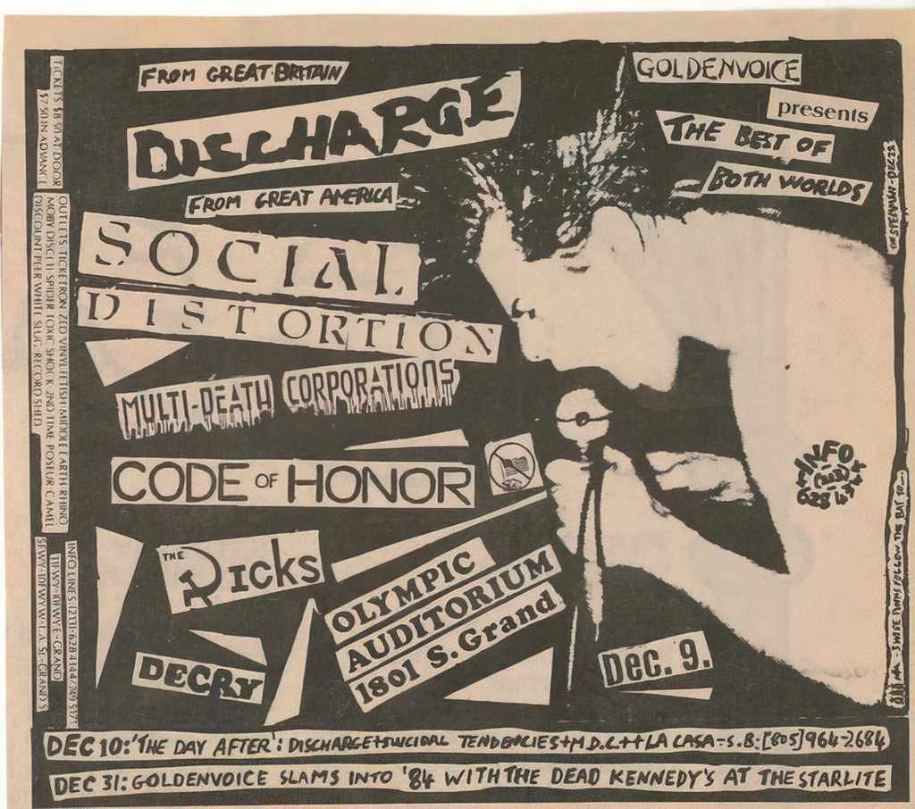 Punk Poster USA Flyer 8yhifzh37 A4 Photo Print