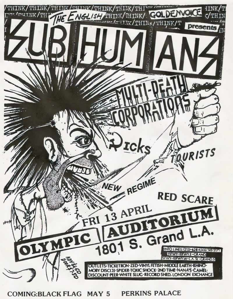 Punk Poster USA Flyer 8zzeu7a77 A4 Photo Print