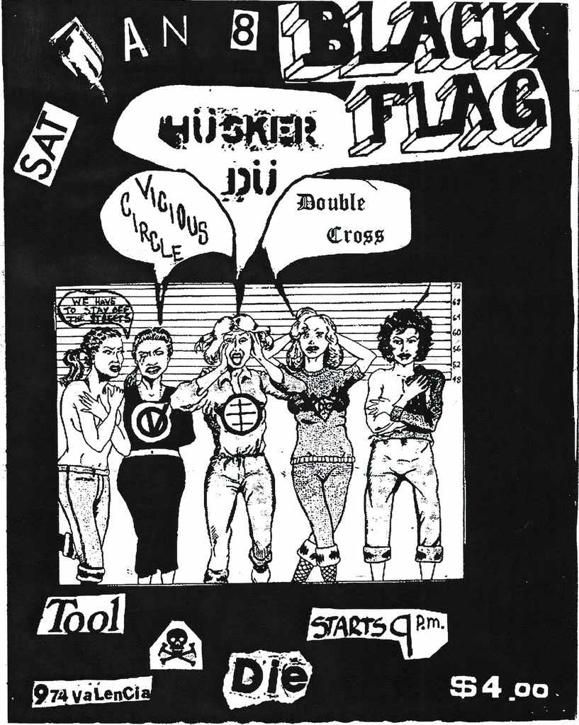 Punk Poster USA Flyer z3cyqfq77 A4 Photo Print