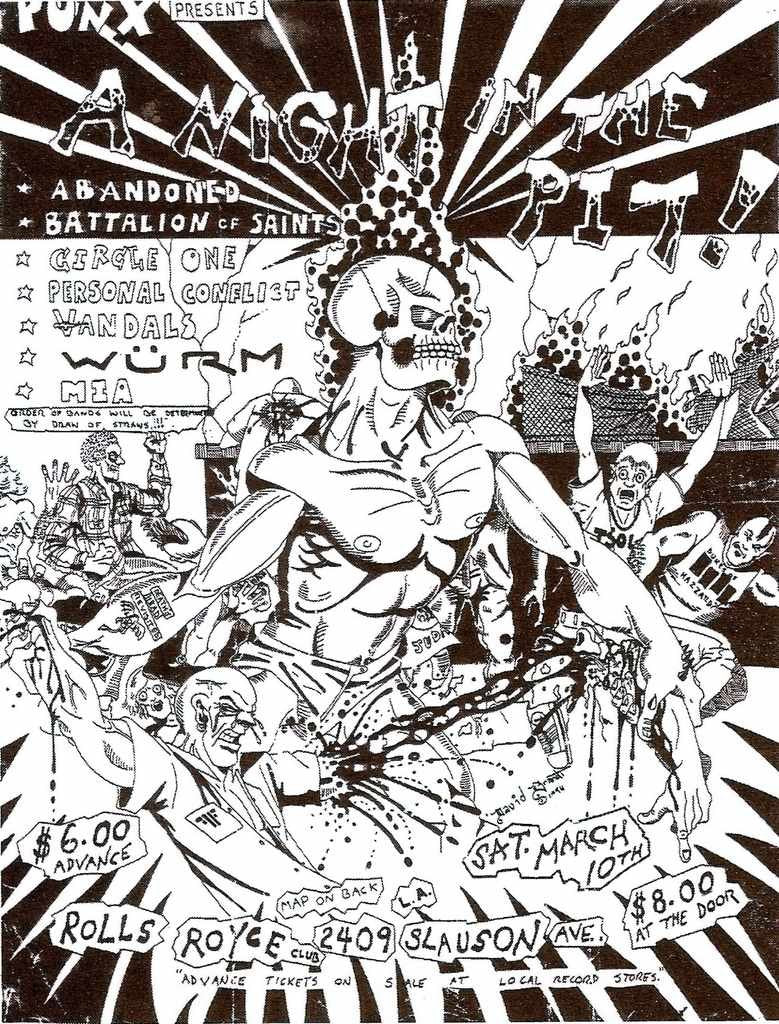 Punk Poster USA Flyer z6cbdbuc7 A4 Photo Print