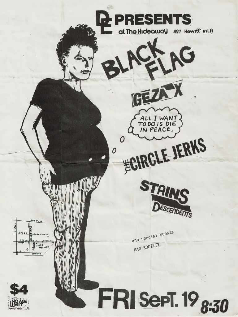 Punk Poster USA Flyer z7avz3vs7 A4 Photo Print