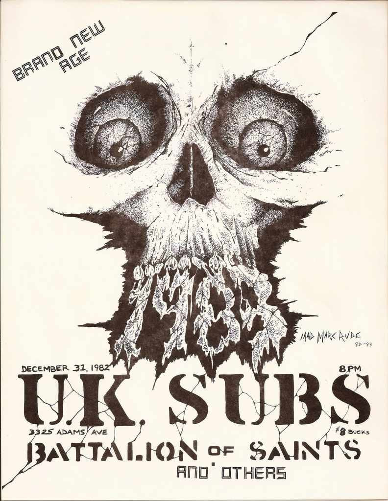 Punk Poster USA Flyer z7zu8asi7 A4 Photo Print