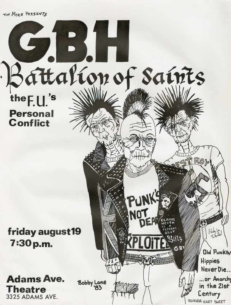 Punk Poster USA Flyer zff2hhoc7 A4 Photo Print