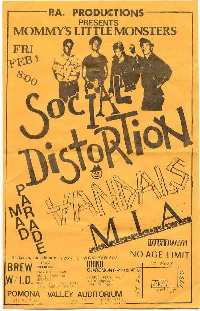 Punk Poster USA Flyer zfhz3r5g7 A4 Photo Print