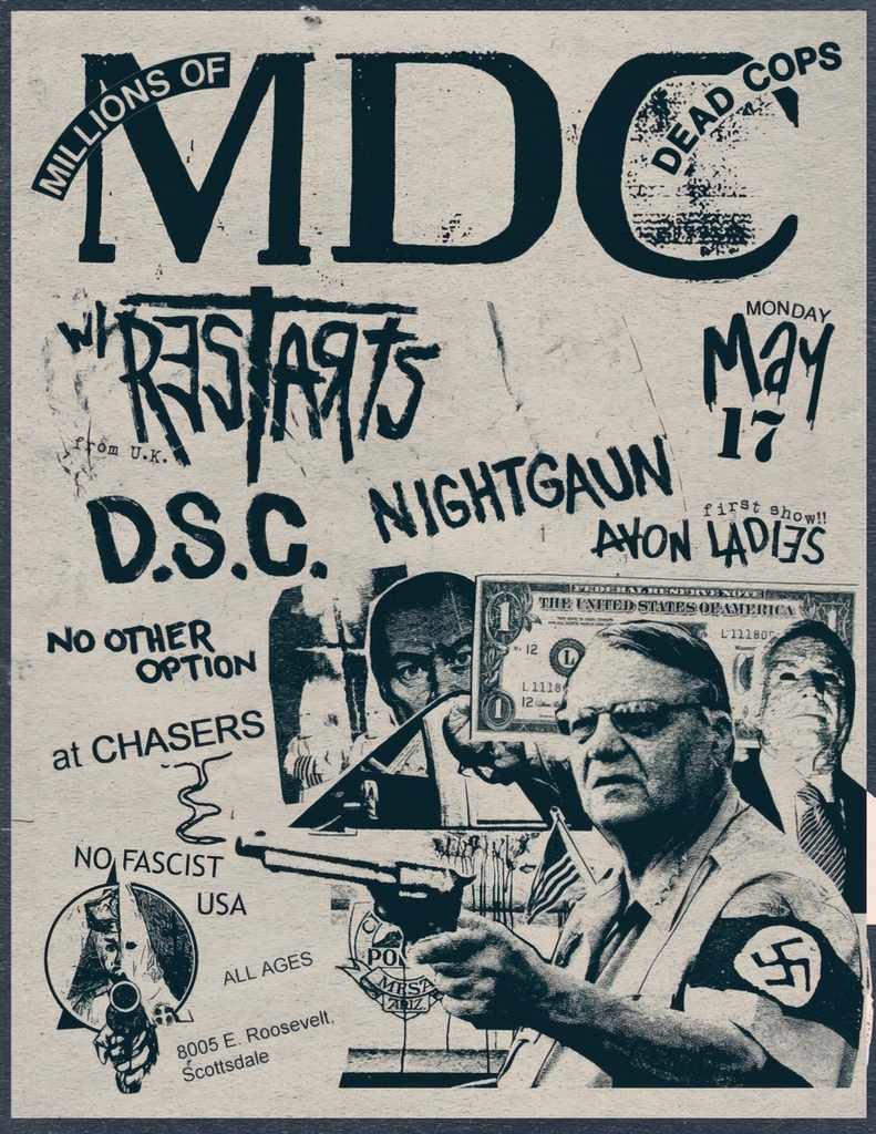 Punk Poster USA Flyer ztduc3qg7 A4 Photo Print