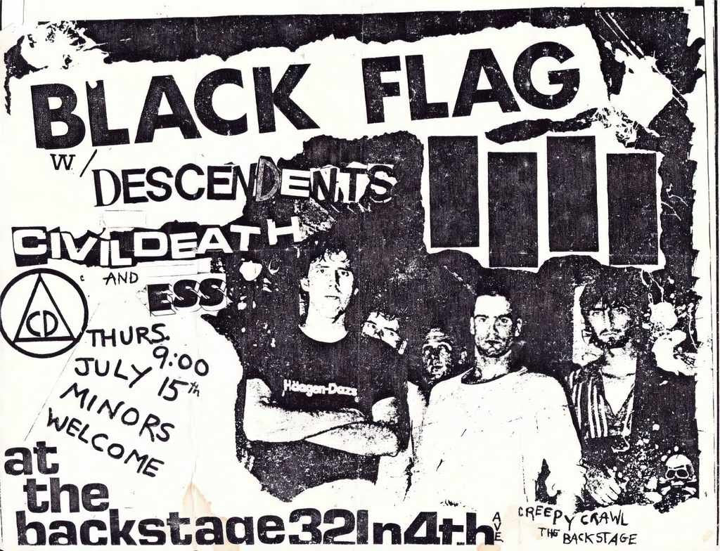 Punk Poster USA Flyer zv3irkoc7 A4 Photo Print