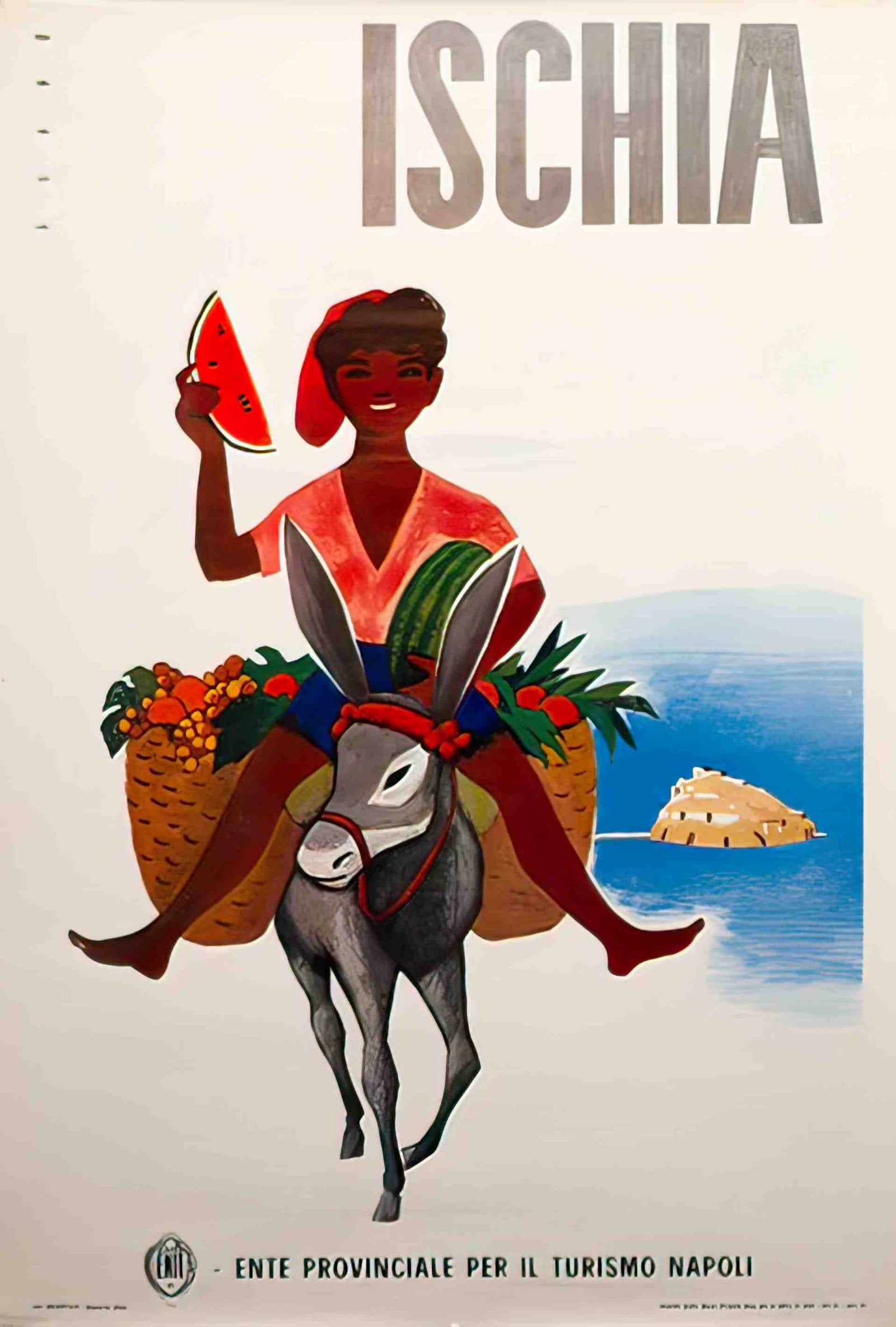 PuppoIschia Advert A4 Photo Print