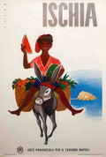 PuppoIschia Vintage Advert A4 Photo Print
