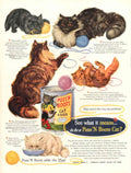 Puss N Boots 2 1950s Vintage Retro Advert Poster
