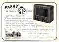 Pye K47c Radio 1940s Vintage Retro Advert Poster