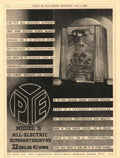 Pye Radio Model 1930s Vintage Retro Advert Poster