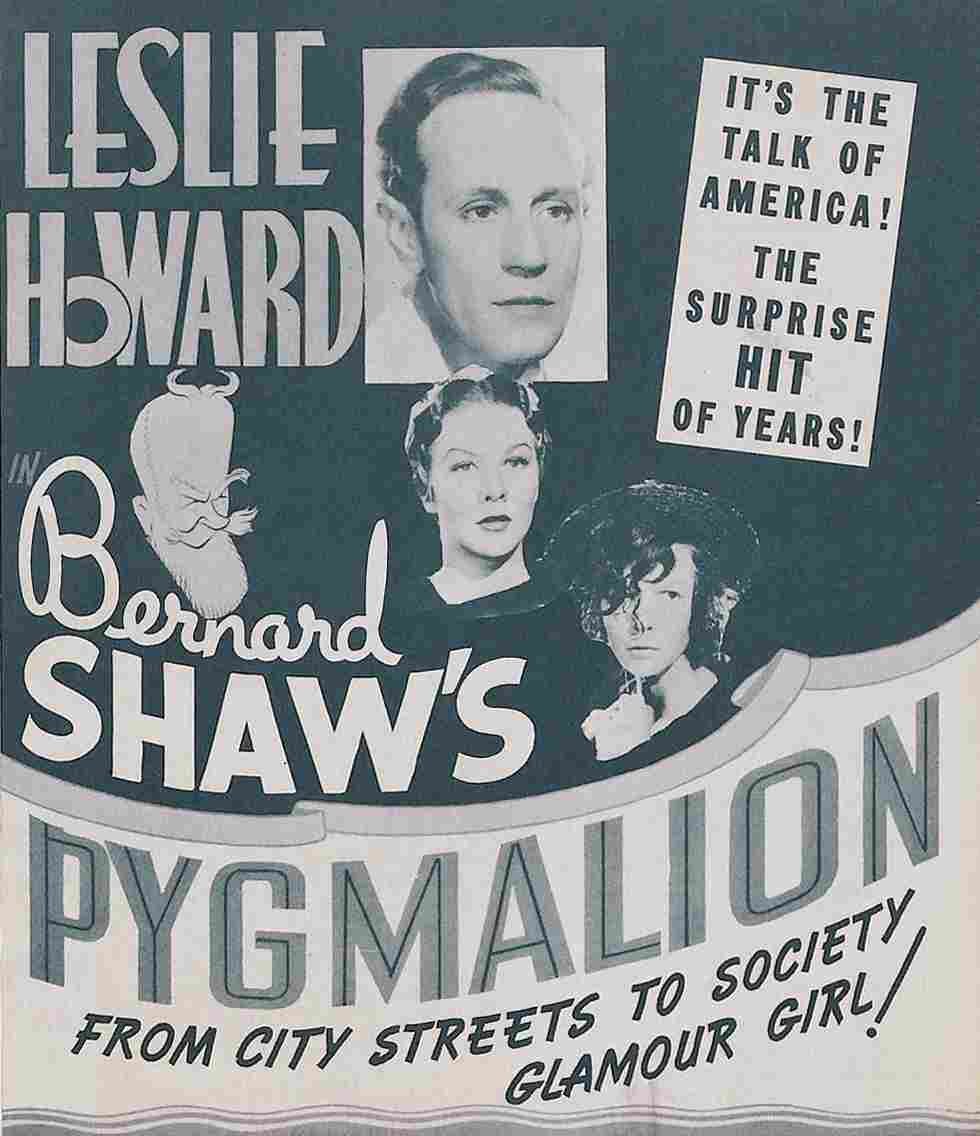 Pygmalion 04  film star poster A4 Photo Print