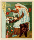 Pyle Howard 1853 1911 The Lady of Shalott 1881 Tapestry A4 Photo Print