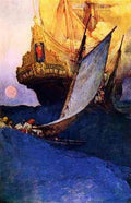 Pyle Howard Attack On A Galleon 1905 A4 Photo Print