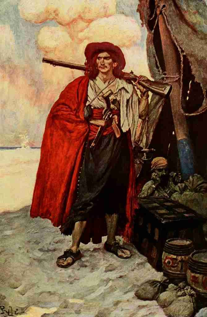 Pyle Howard Book of Pirates 1921 Buccaneer A4 Photo Print