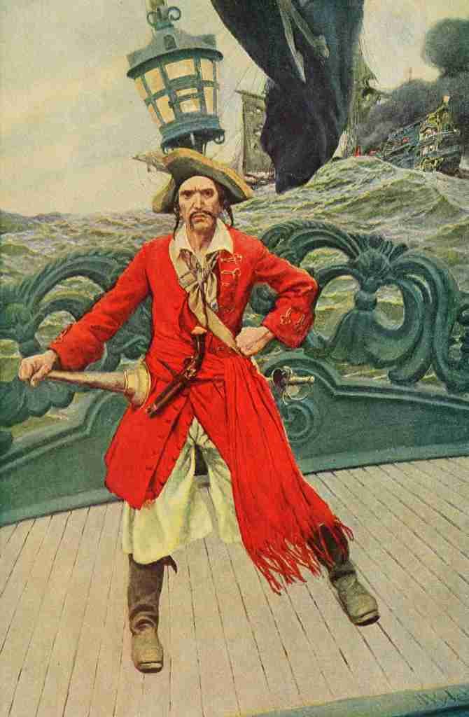 Pyle Howard Book of Pirates 1921 Captain Keitt A4 Photo Print