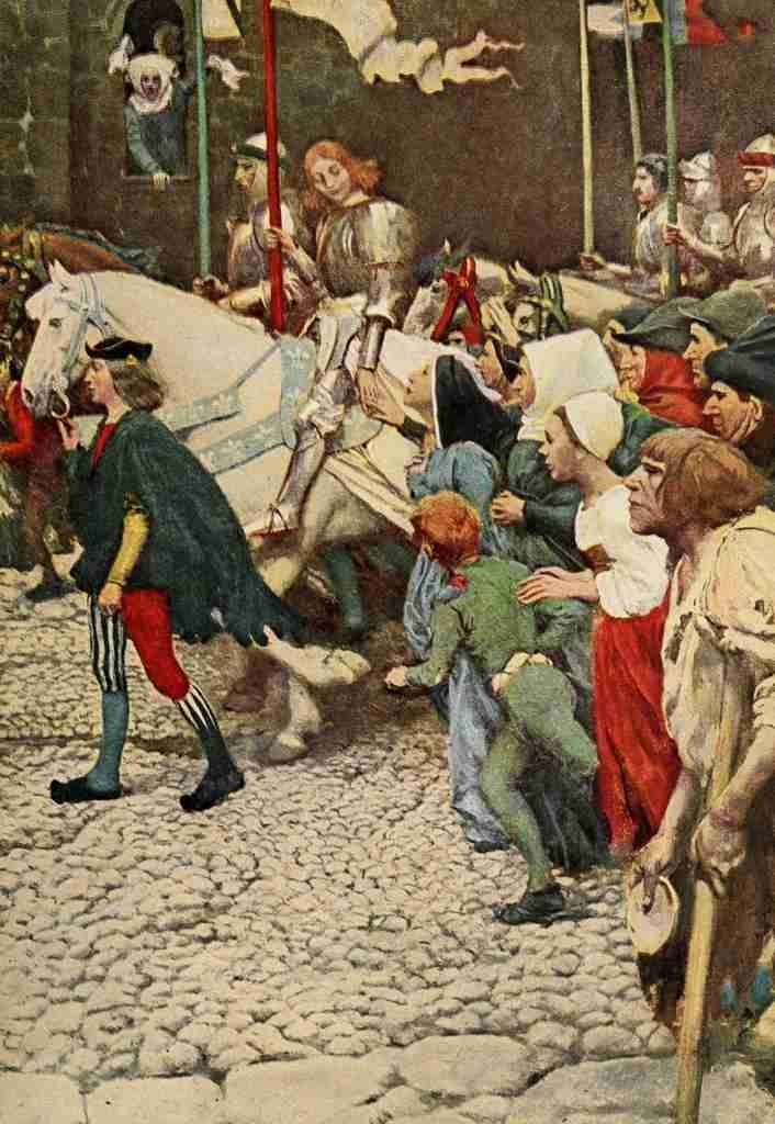 Pyle Howard Saint Joan of Arc 1919 Entry into Rheims A4 Photo Print
