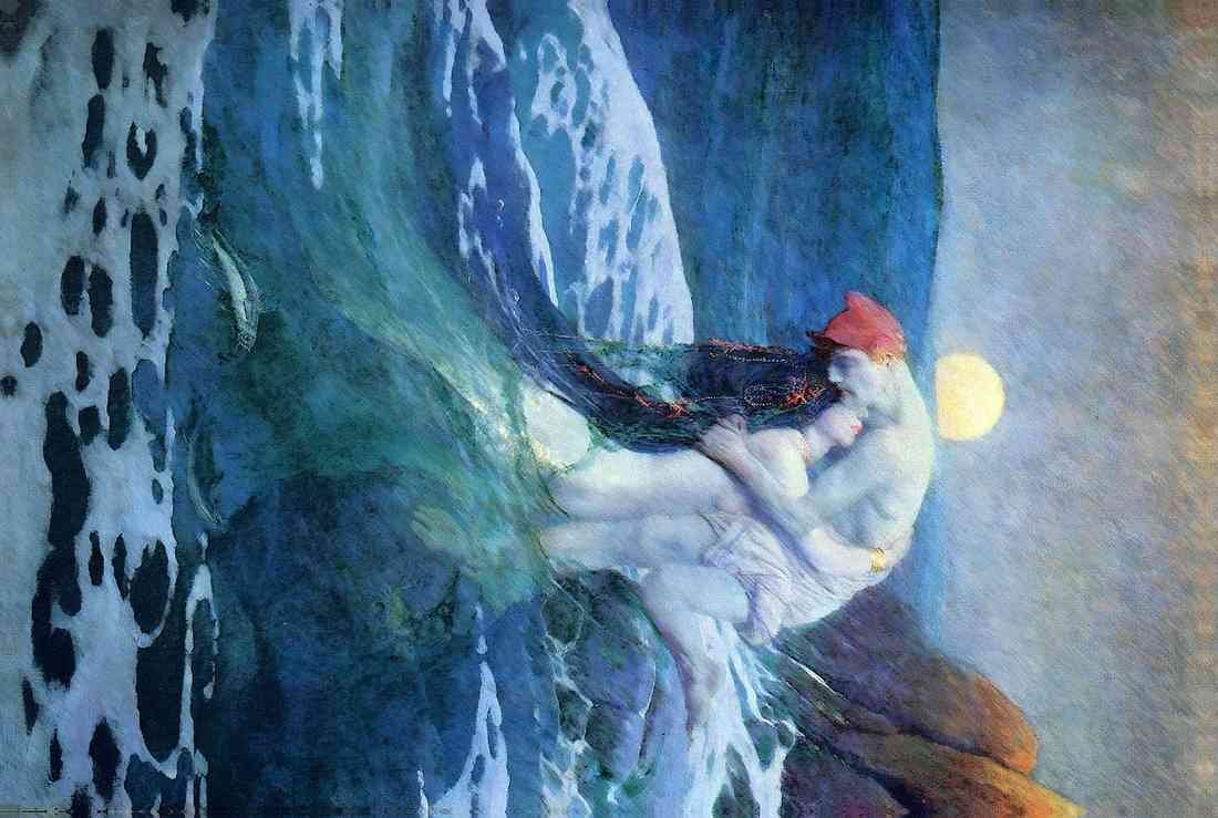 Pyle Howard The Mermaid PAINT A4 Photo Print