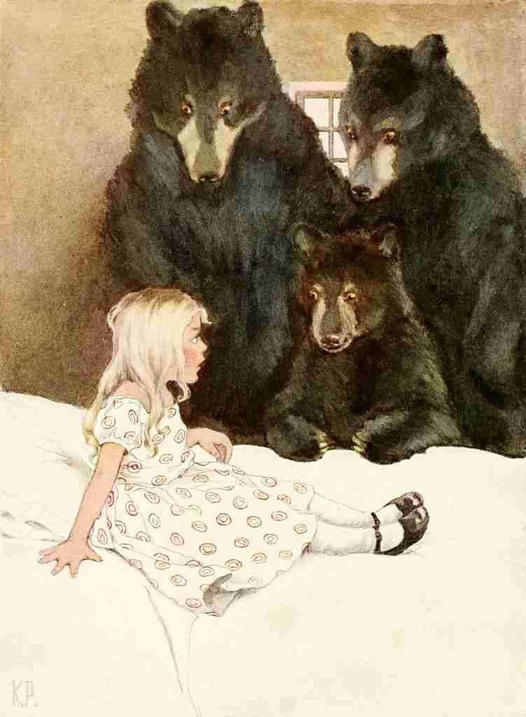 Pyle Katharine 1918 Goldilocks A4 Photo Print