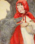 Pyle Katharine 1918 Little Red Riding Hood A4 Photo Print