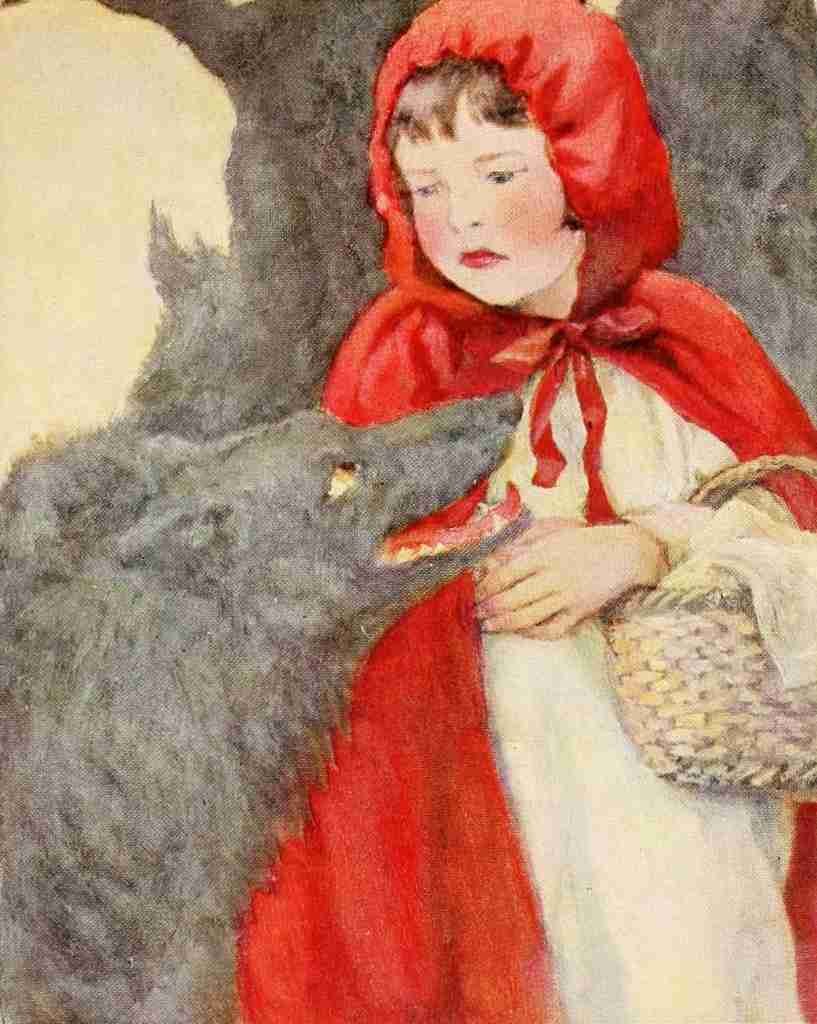 Pyle Katharine 1918 Little Red Riding Hood A4 Photo Print