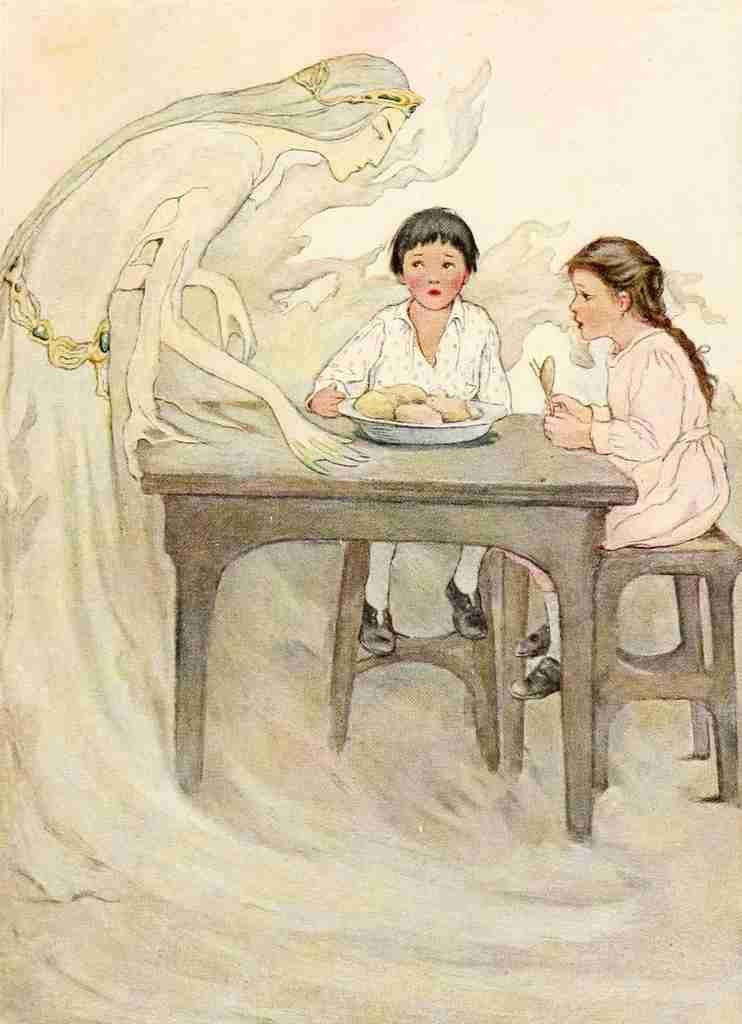 Pyle Katharine 1918 The Water spirits A4 Photo Print