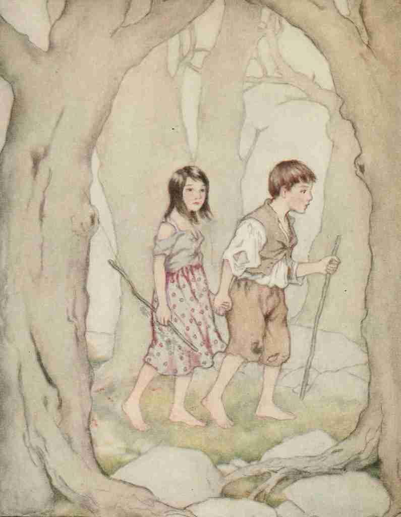 Pyle Katharine Grannys Wonderful Chair 1916 Children in the Forest A4 Photo Print