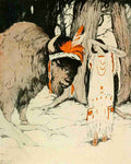 Pyle Katharine Wonder Tales from Many Lands 1920 He spoke to her softly A4 Photo Print