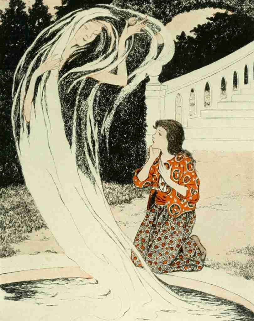 Pyle Katharine Wonder Tales from Many Lands 1920 The Nixie & Matilda A4 Photo Print