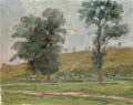Pyotr Konchalovsky a moonlit landscape 1953 Art A4 Photo Print