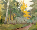 Pyotr Konchalovsky a path in the fall 1935 Art A4 Photo Print