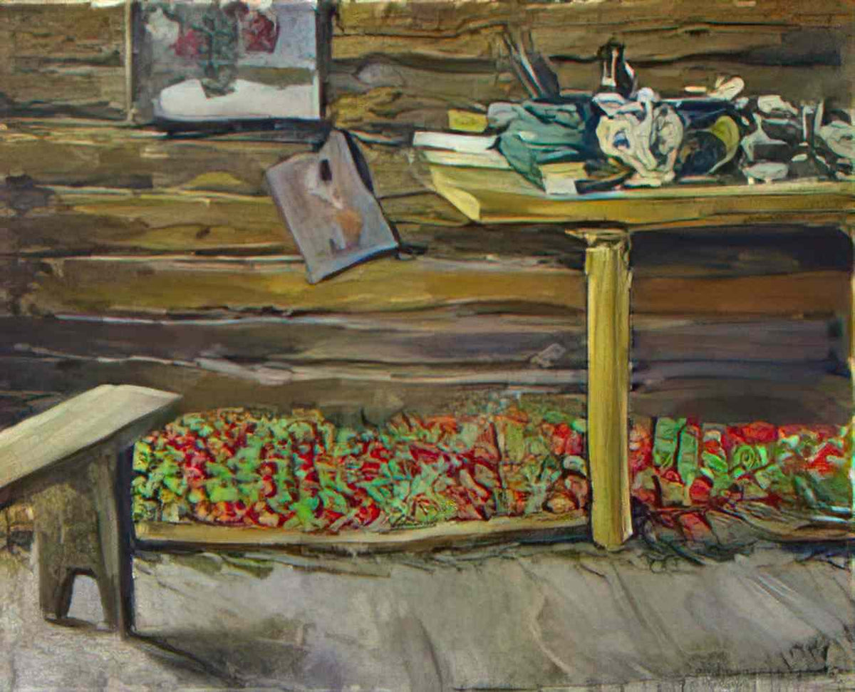 Pyotr Konchalovsky a workshop tomatoes on the bench 1953 Art A4 Photo Print