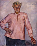 Pyotr Konchalovsky a young poser from the village samokrazhi 1928 Art A4 Photo Print