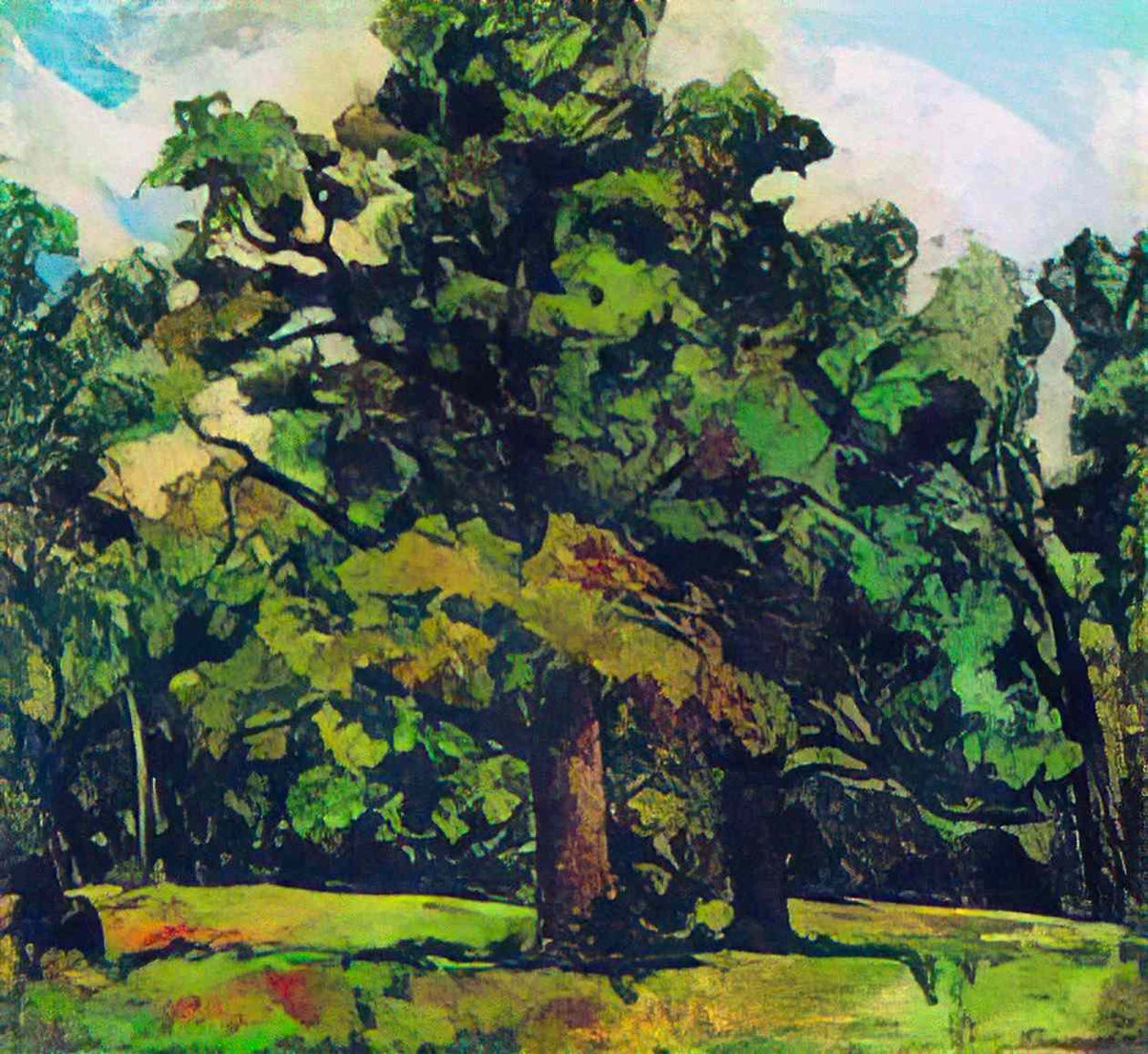 Pyotr Konchalovsky abramtsevo oak grove 1920 Art A4 Photo Print