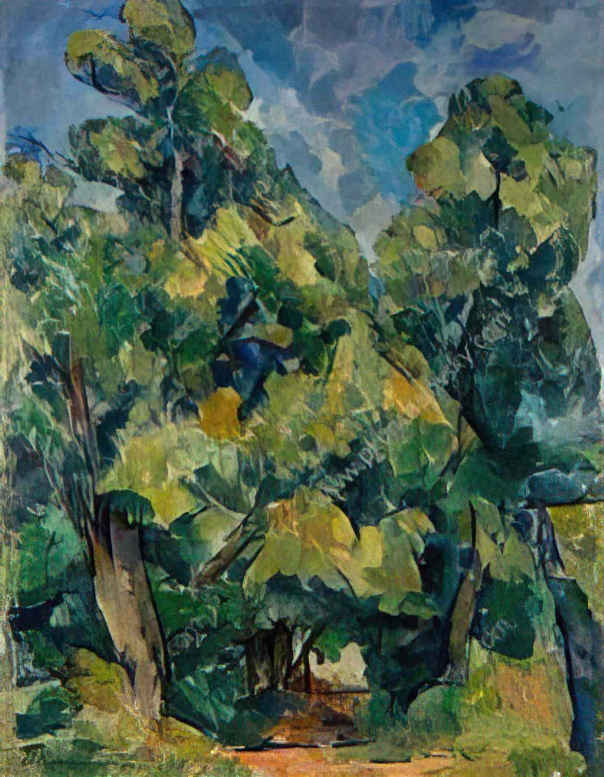 Pyotr Konchalovsky abramtsevo oaks 1920 Art A4 Photo Print